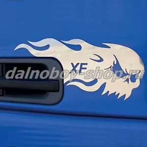 Накладки INOX  ручек двери DAF XF  (D127)