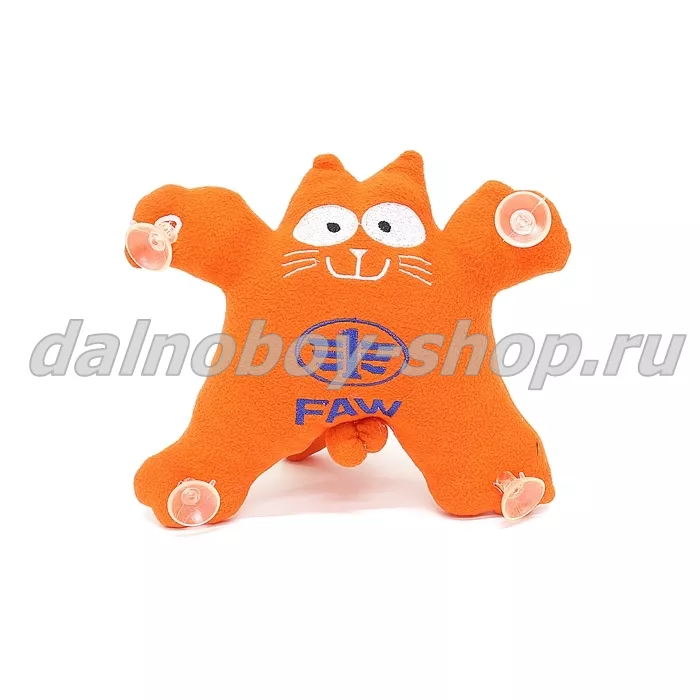 Кот - Саймон с логотипом FAW оранжевый