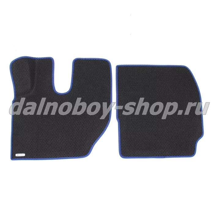 Коврик EVA ( экологич.полимер ) под ноги VOLVO FH-4 (2013->) черн+син кант