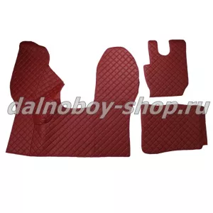 Коврик кож.зам. под ноги Польша DAF CF EURO 6 (автомат) бордо