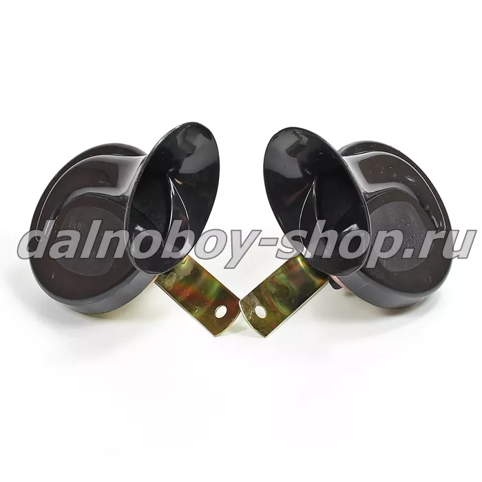 Сигнал электрический D=90 мм 24 V 2A\4A (2шт. к-т) (Улитка черная)