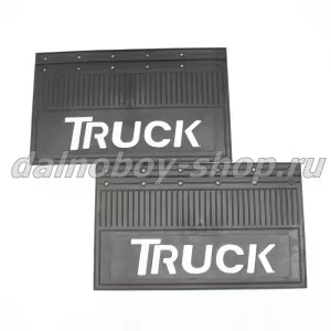 Брызговики задние резина (тисненные) 600*400 TRUCK