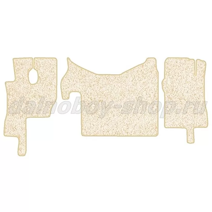 Коврик ворс под ноги Польша (из 3-х) FOTON AUMAN (460)  (автомат) ФОРТУНА бежевый