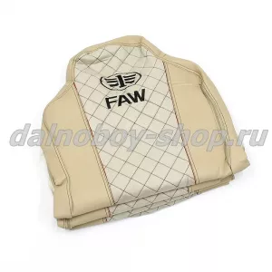Чехол - сиденье иск.кожа+велюр PREMIUM FAW (J6)  беж+беж