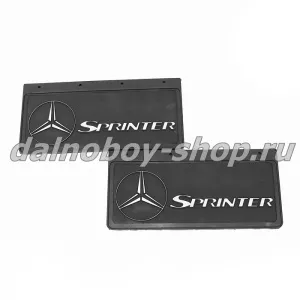 Брызговики передние резина (тиснение) 420*200 MERCEDES SPRINTER