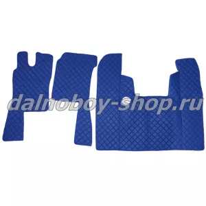 Коврик кож.зам. под ноги Польша SCANIA 124L синий