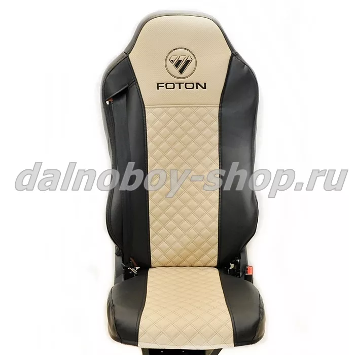 Чехол - сиденье / иск.кожа /PREMIUM / FOTON AUMAN (FA02) / черно-беж