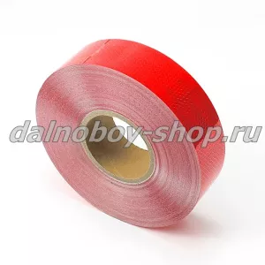 Лента светоотражающая 3М 45,7м/5см  ( соты) красная ЕВРОСТАНДАРТ