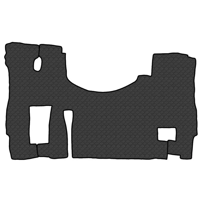 Коврик кож.зам. под ноги FOTON AUMAN 460 (автомат) от 2022г /черный