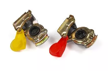 Евроразъем пневм. ТКL М-22  желтый + красный