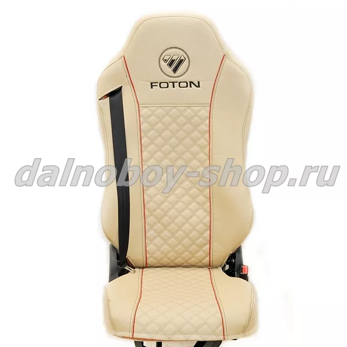 Чехол - сиденье / иск.кожа /PREMIUM / FOTON AUMAN (FA02) / бежево-бежевый