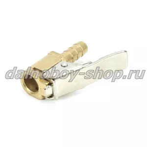 Наконечник шланга подкачки  EURO желтый прямой ( ЁРШ 6 ) 