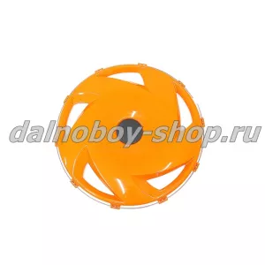 Колпак колеса 22.5 задний ПЛАСТИК NEW ВЕНТИЛЯТОР РОССИЯ оранжевый