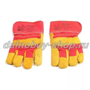 Перчатки утепленные замша РУSSКИЙ ЛЕВ мех. / (12 пар упак.)