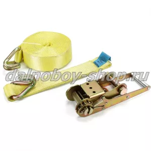 Ремень крепления груза (75 мм.) 10т. 12 м.желтая АВК