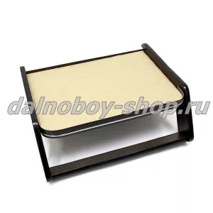 Стол MZ EURO с полкой / кожзам / бежевый /