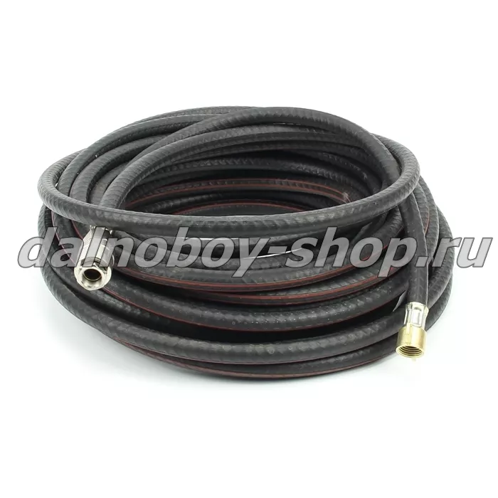 Шланг подкачки 16 м. черный (РТИ Россия) с быстросъемом 
