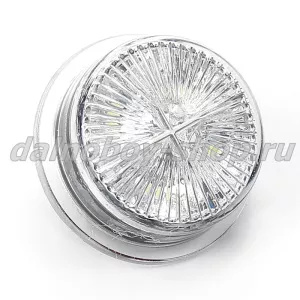 Стекло 102 LED CARMOS (4 диода) белое (500шт)