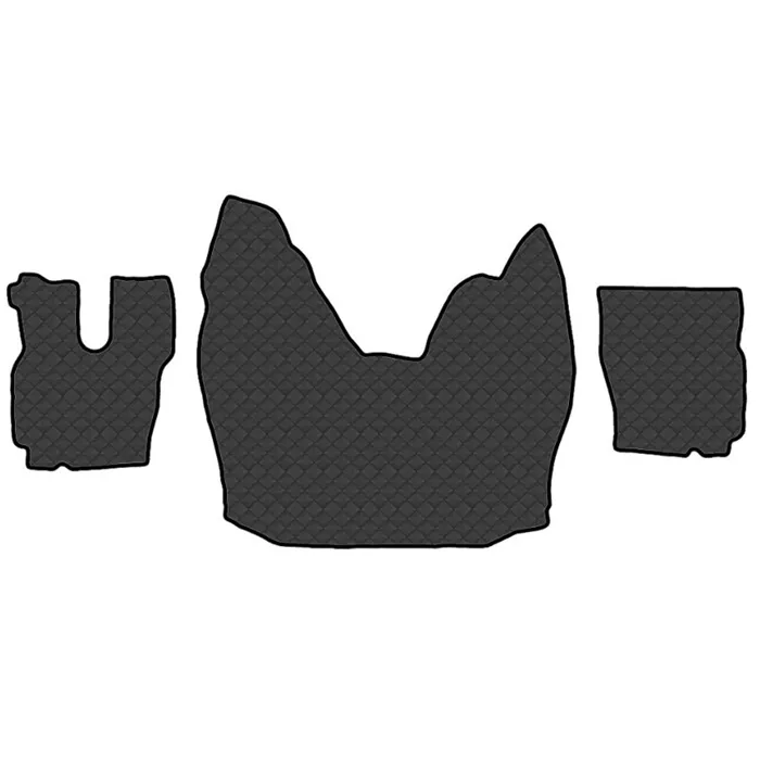 Коврик кож.зам. под ноги VOLVO FMX 410 (автомат) /черный