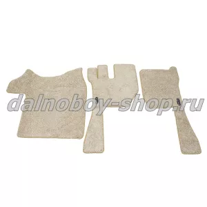 Коврик ворс под ноги Польша (из 3-х) VOLVO FH-13 (автомат) ФОРТУНА бежевый