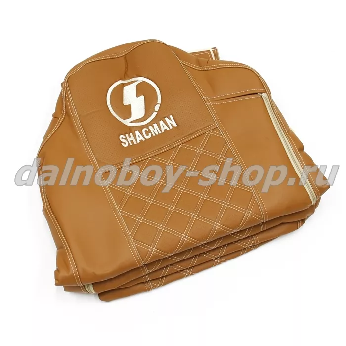 Чехол - сиденье / иск.кожа /PREMIUM / SHACMAN X6000 (SH05) / Фокс+Фокс