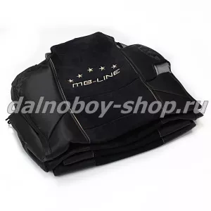 Чехол - сиденье Польша велюр - иск. кожа MB.ACTROS MP4 2013г 1845/AROCS 2021г.(2рем.2выс.сид) черный