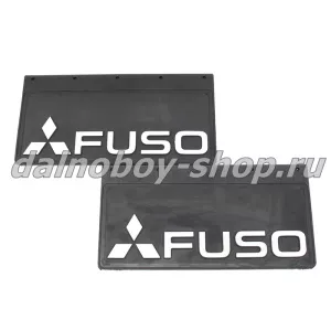 Брызговики передние резина (тиснение) 490*250 FUSO