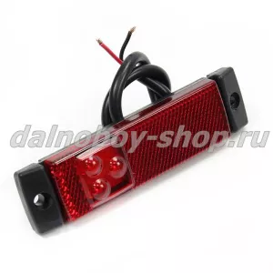 Указатель габ.маркерный узкий ТУРЦИЯ (диод сбоку) красный