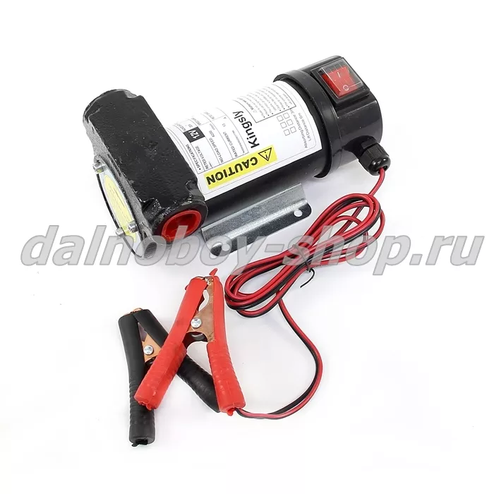 Насос для перекачки дизтоплива помповый / стационарный / 40л.мин / 24v / (мет.ручка) ЭКОНОМ