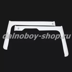 Дефлектор RENAULT MAGNUM (больш.угол) белый с вырезом