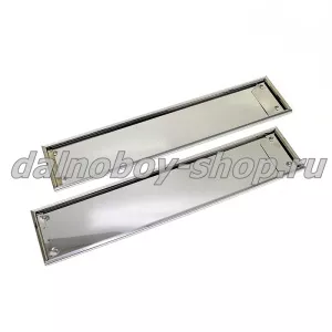 Рамка под номерной знак покрытие нержавейка INOX 