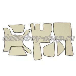 Коврик кож.зам. под ноги Польша VOLVO FM/FMX 2005-2019 без спальника бежевый