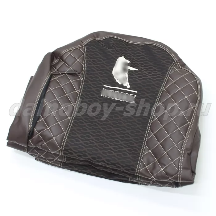 Чехол - сиденье иск.кожа+велюр PREMIUM KMZ K5 (2023 г - ) / коричневый