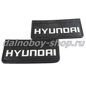 Брызговики передние резина (тиснение) 520*250 HYUNDAI 