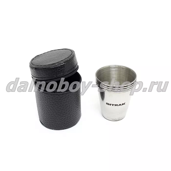 Рюмки в чехле (компл. 4шт)  SITRAK