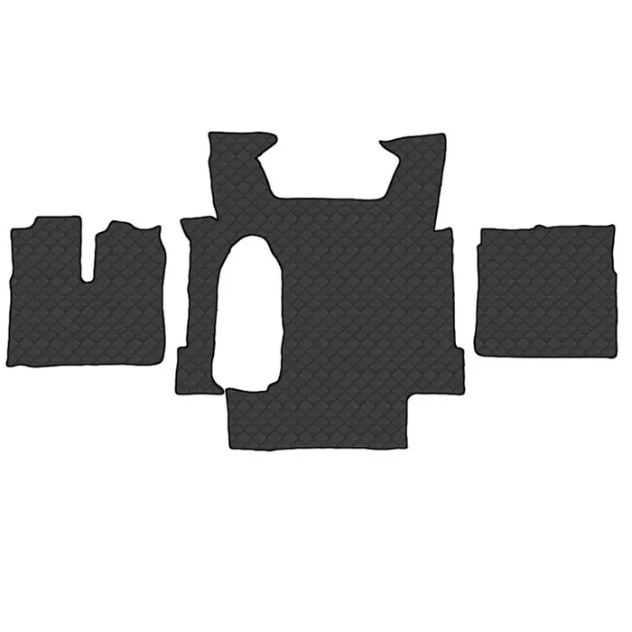 Коврик кож.зам. под ноги HOWO G7 / SITRAK C7H (механика, без холодильника) от 2022г /черный