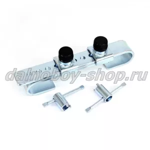 Блокиратор дверей контейнеров и автофургонов 2 замка белый 225-340мм