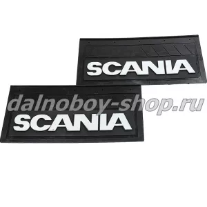Брызговики передние резина (тиснение) 520*250 SCANIA 