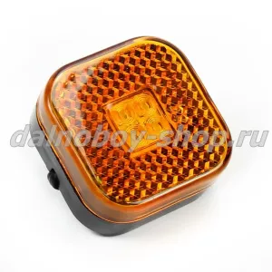 Указатель габ.маркерный 110.3731-00 квадратн. диод желтый (55)