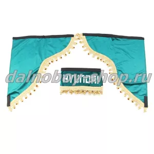 Ламбрекен лоб.+ шторка боковая хамелеон 1.8м HYUNDAI  зеленый