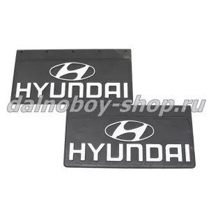 Брызговики передние резина (тиснение) 490*250 HYUNDAI