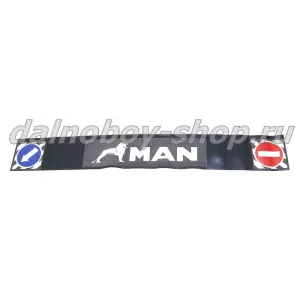 Брызговики длинномер с тиснением / краска / 2400*350 MAN КИРПИЧ-СТРЕЛКА 
