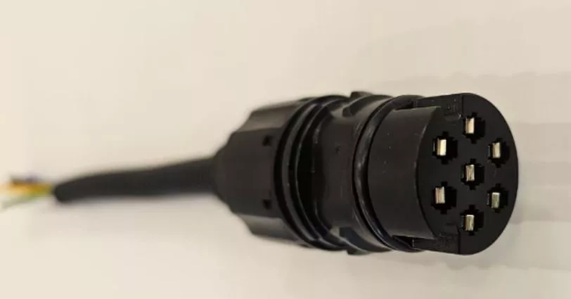 Провод с разъемом для задн. фонаря EasyConn 7 pin ( 7 контактов ) 20 см ответная часть 