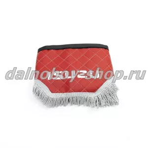 Ламбрекен лоб.+ шторка боковая кожзам 1,8м ISUZU красный