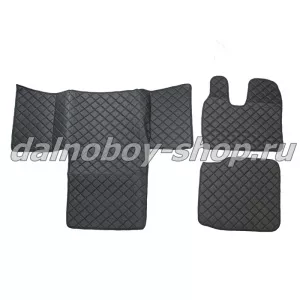 Коврик кож.зам. под ноги Польша MAN TGA/L/S узкая кабина (механика) черный