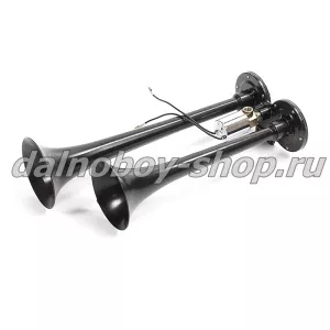 Сигнал 2-х рожк. 24v ЧЕРНЫЙ 350 мм 