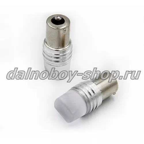 Лампочка габаритная "МАТОВАЯ ЛИНЗА" 9 SMD (8406) белая 24v (10)