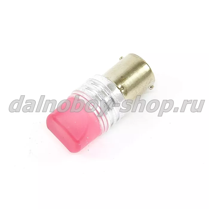 Лампочка габаритная   мигающая "СТРОБОСКОП" 6 чипов   красная 24v (10)