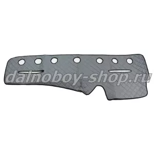 Коврик на панель эко/кожа (стёганые) SCANIA 2005г. (серый) Польша