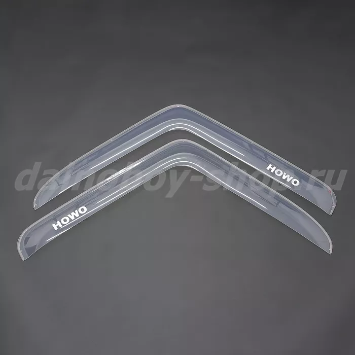 Дефлектор HOWO А7 (большой угол) прозрачный